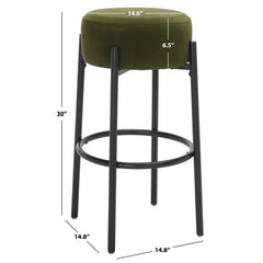 Green Barford Bar Stool - All India Decor