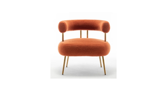 Orange Bonnita Accent Chair