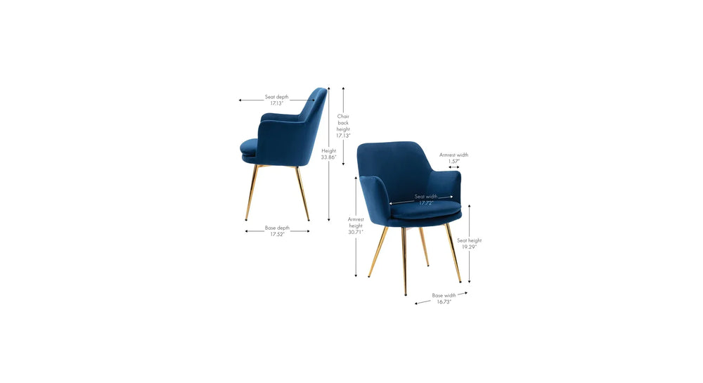 Blue Tonas Accent Chair - All India Decor