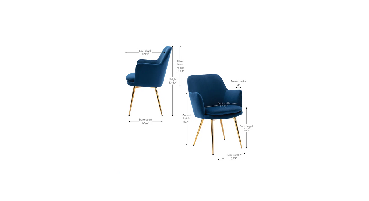 Blue Tonas Accent Chair