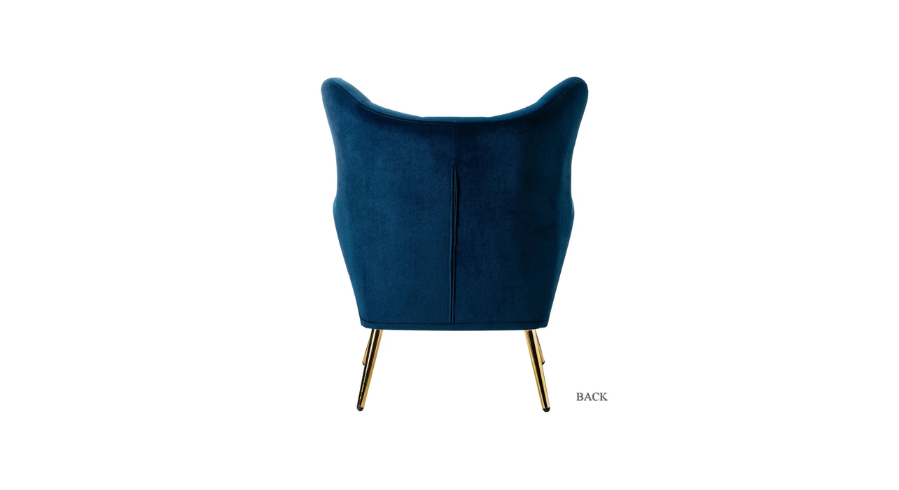 Blue Dawson Accent Chair