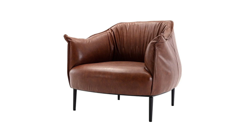 Tan Almeda Accnet Chair - All India Decor