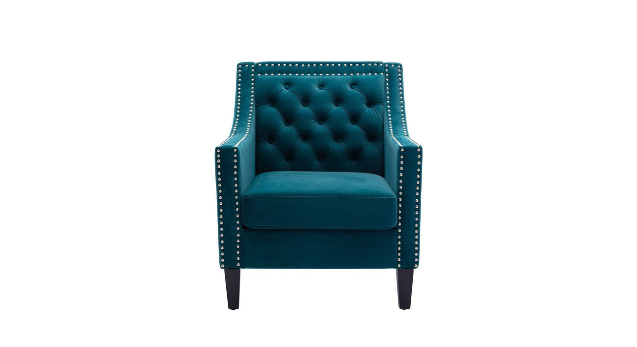 Teal Asaria Accent Chair