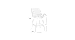 White Color Mccain Bar Stool - All India Decor