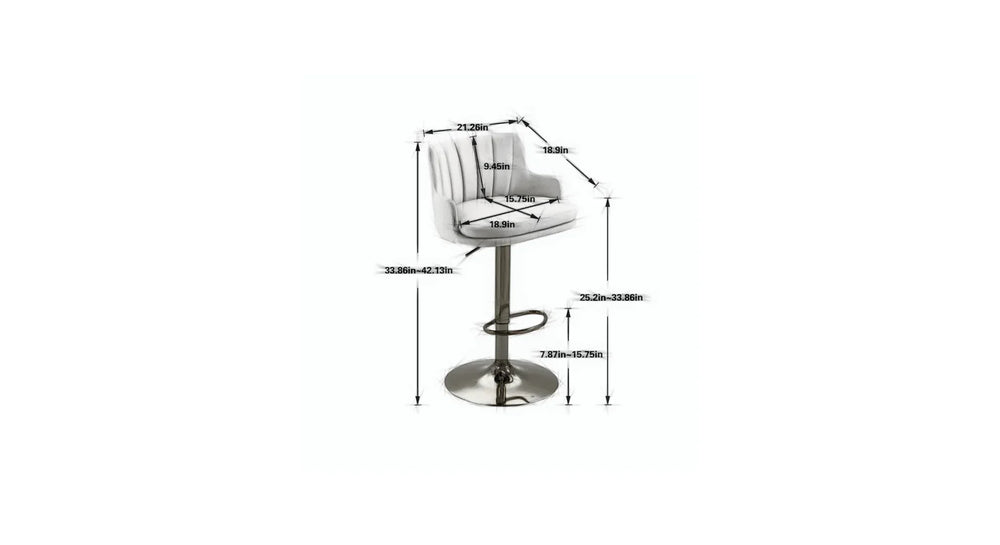 Musturd Color Oliver Bar Stool - All India Decor
