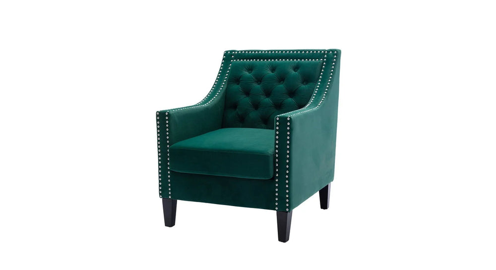 Green Asaria Accent Chair - All India Decor