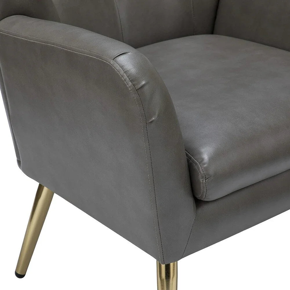 Grey Hedley Accent Chair - All India Decor