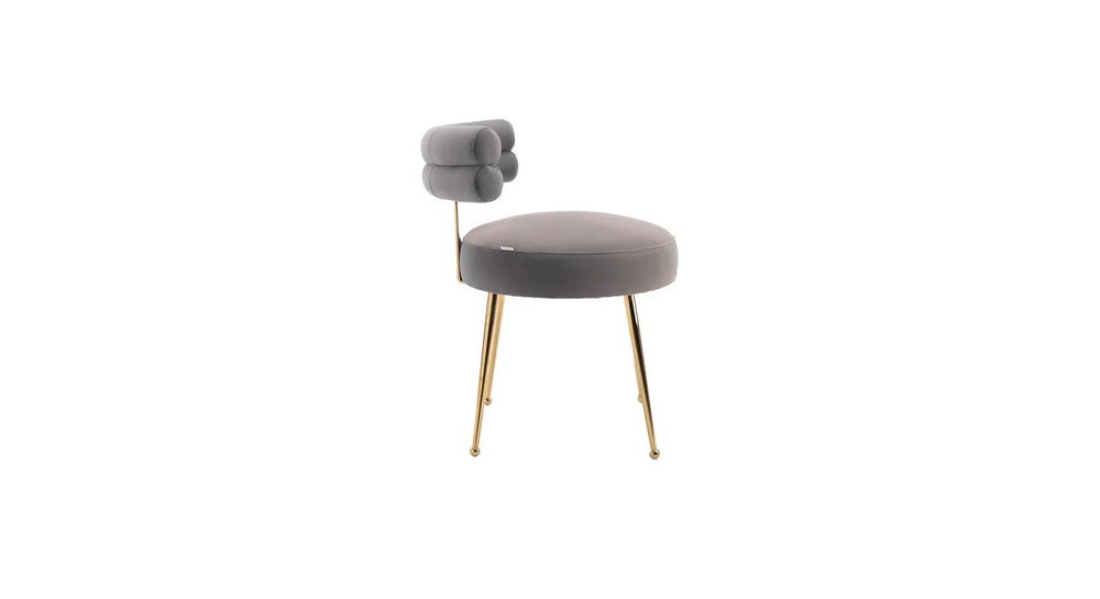 Grey Swizzy Aceent Chair - All India Decor