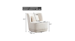 Grey Deeda Barrel Chair - All India Decor