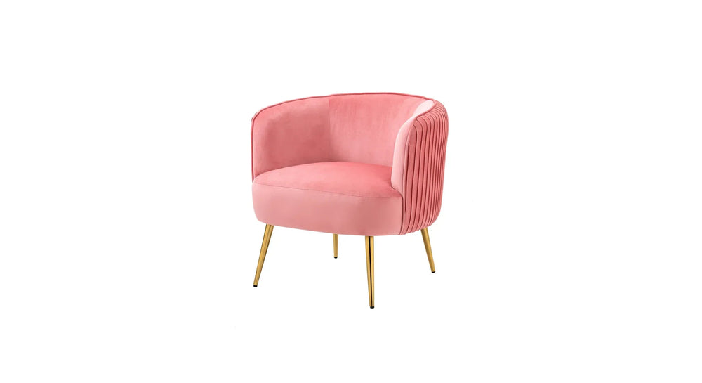 Peach Leiser Accent Chair - All India Decor