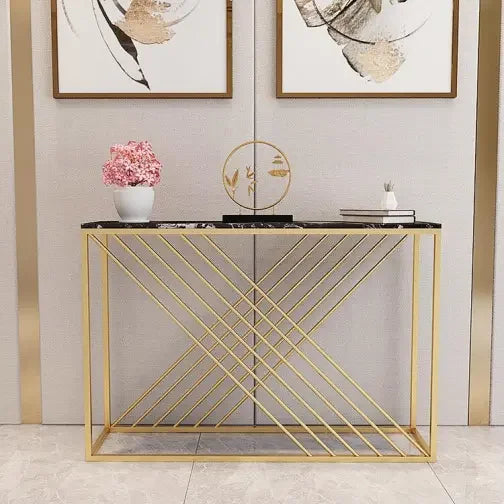 Metal Console table in Pipe Design - All India Decor