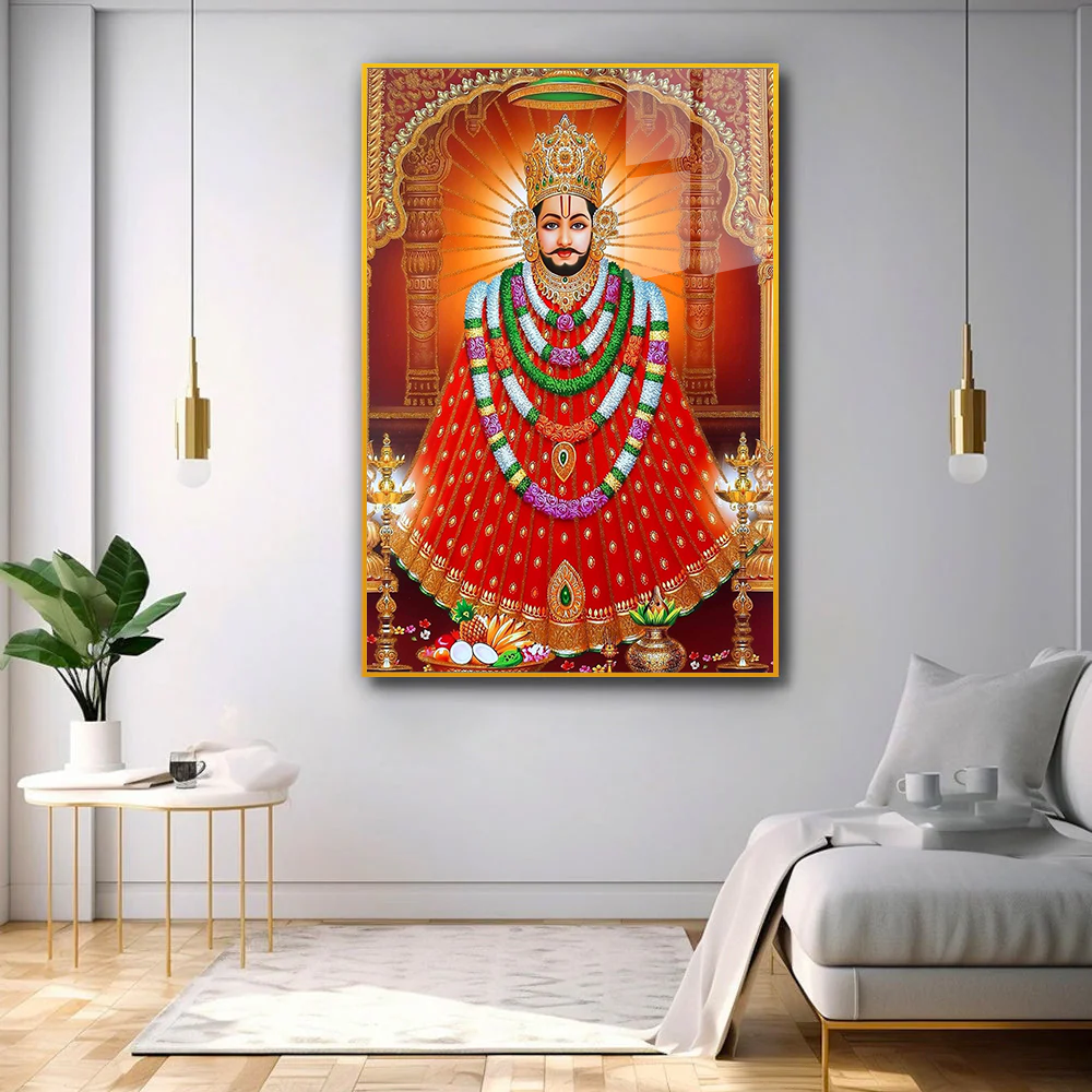 Khatu Shyam’s Divine Presence Acrylic Wall Paintings & Arts