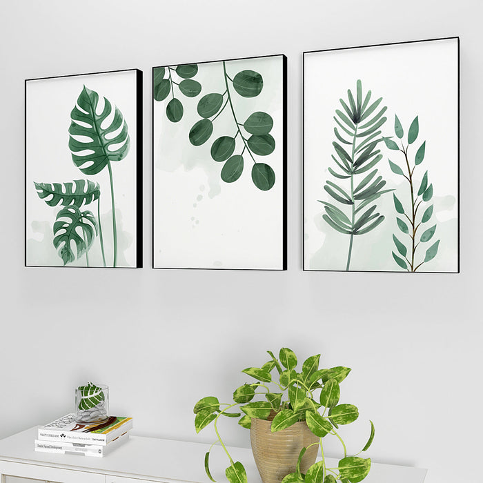 Leaf Art Wall Frame Set of 3