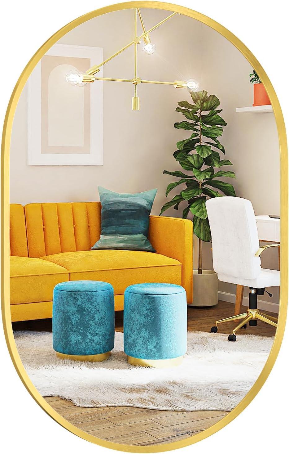 Oval Mirror for Bedroom Entryway - All India Decor