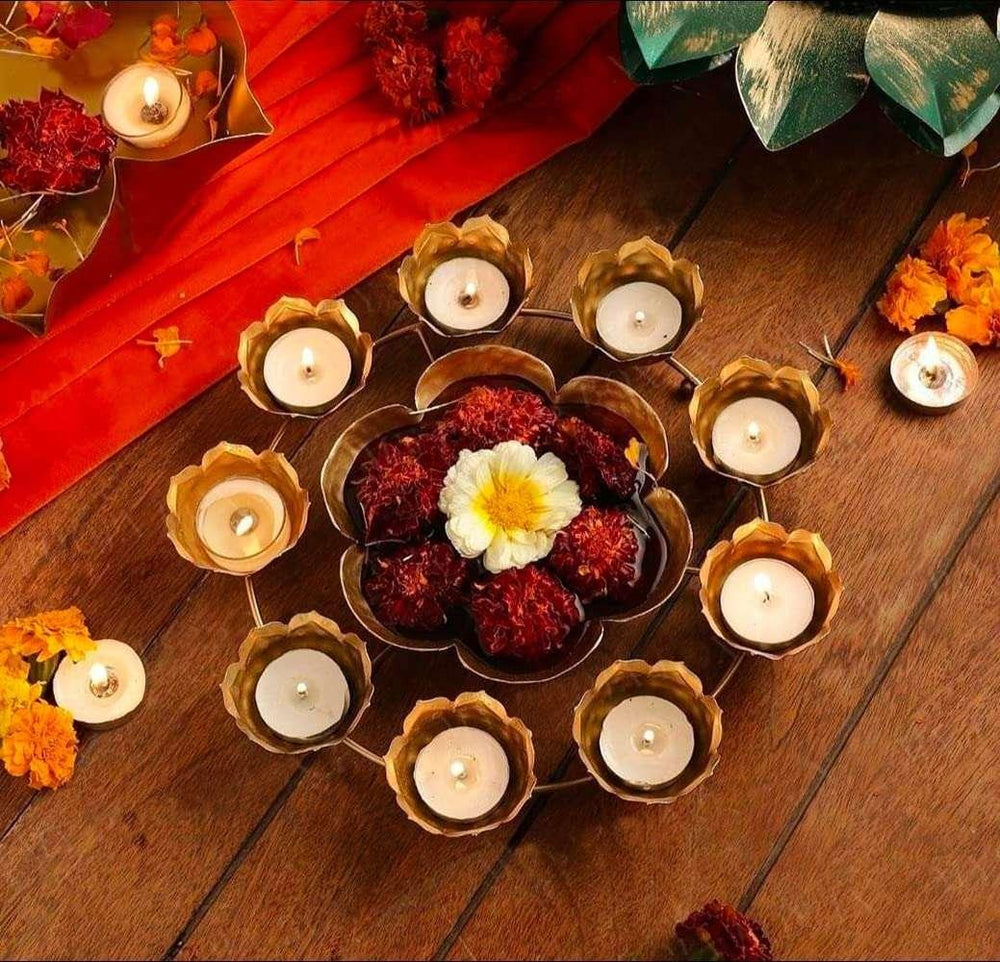 Rangoli Urli Bowl in Gold FInish - All India Decor