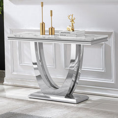 All India Decor U Shape Premium Quality Luxury Console Table