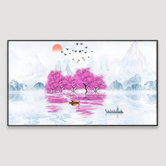 Mt. Fuji With Sakura Framed Wall Art - All India Decor