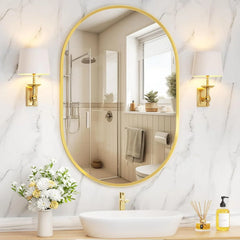 Oval Mirror for Bedroom Entryway - All India Decor