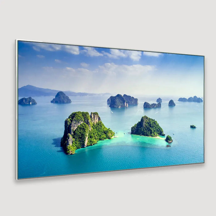 Green Lush Tropical Island Phuket Framed Wall Art