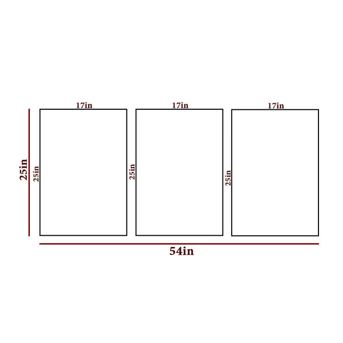 Blue Valley Wall Frame Set of 3