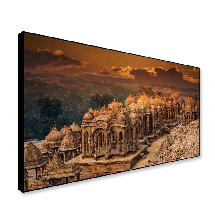 Jaisalmer Chhatris Framed Wall Art