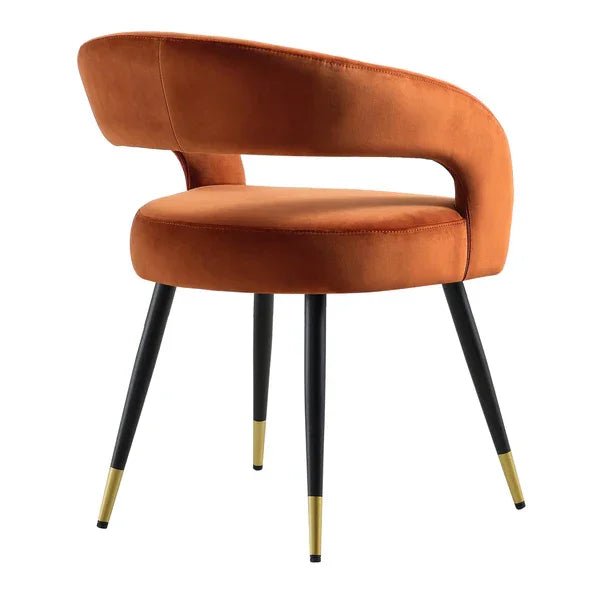 Orange Bentlee Accent Chair - All India Decor