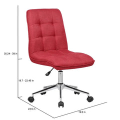 Red Jollo Task Chair - All India Decor