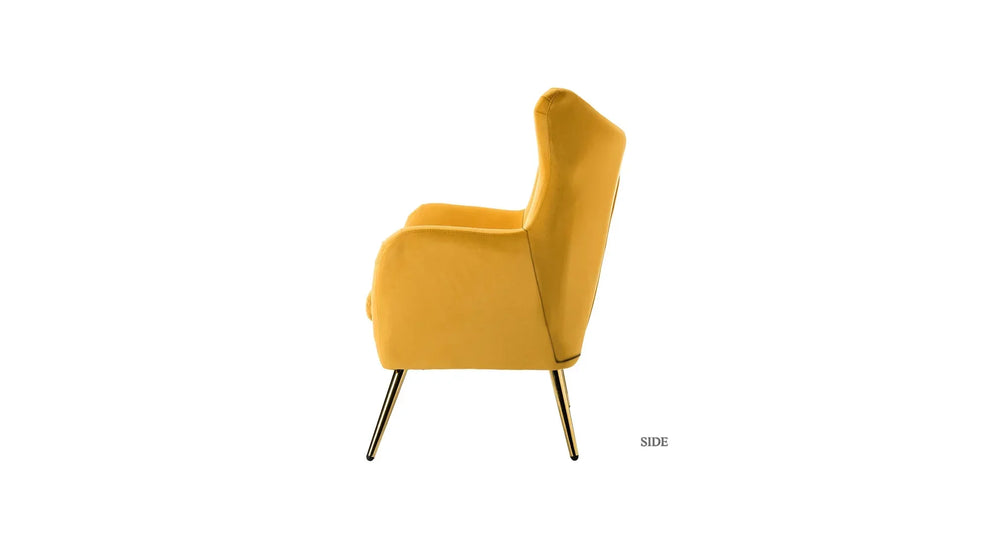 Yellow Dawson Accent Chair - All India Decor