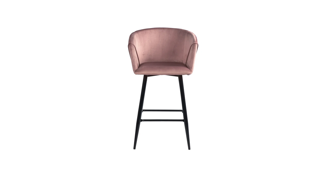 Pink Color Clea Counter Stool