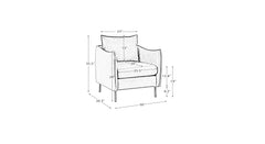 Tan Lucas Accent Chair - All India Decor