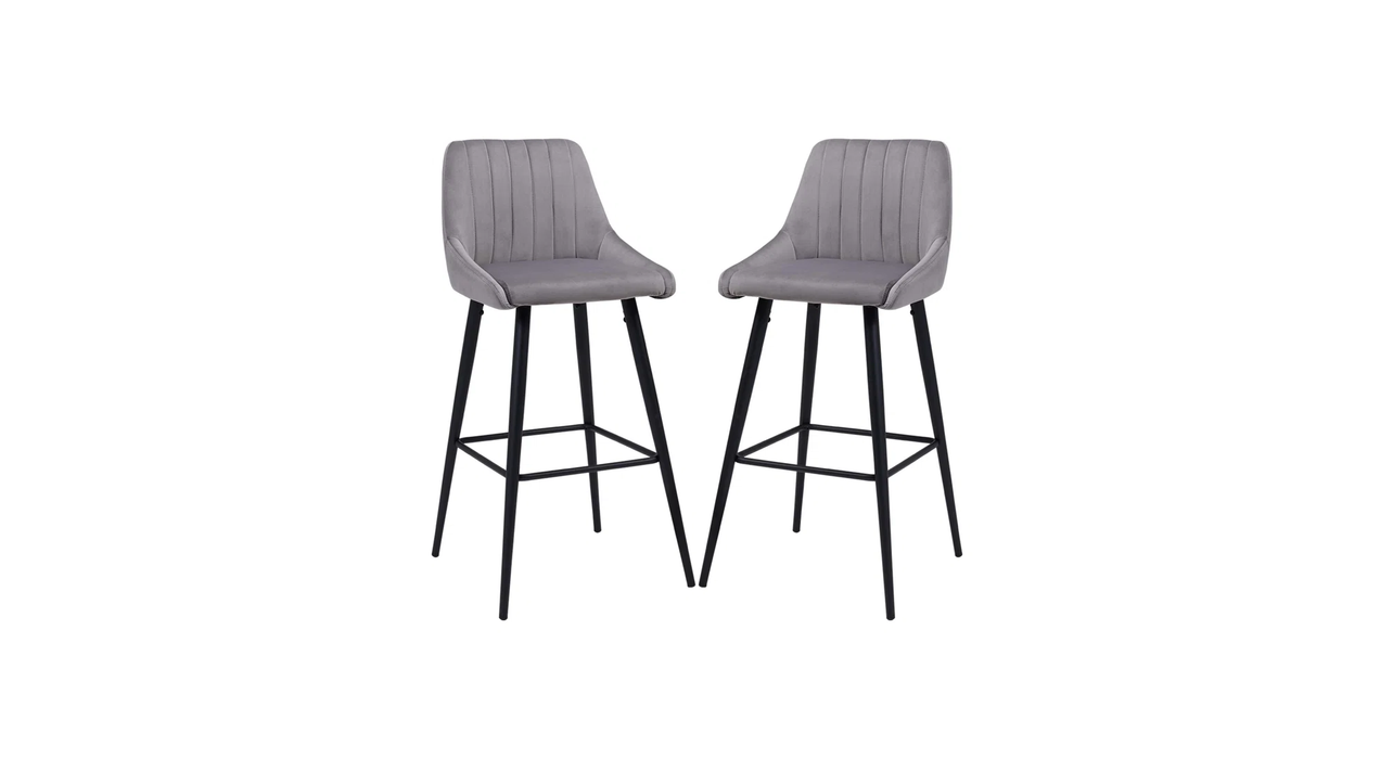 Grey Color Daulton Counter Stool