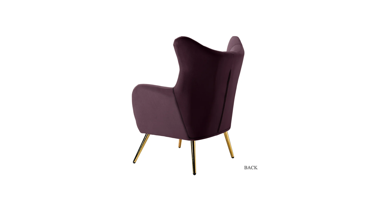 Purple Dawson Accent Chair