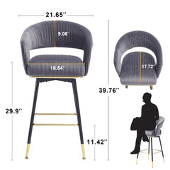 Grey Mixoy Bar Stool - All India Decor