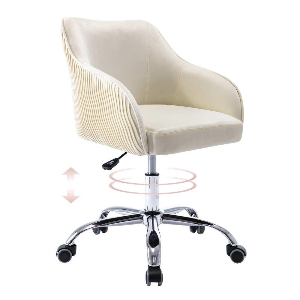 Beige Leisel Task Chair - All India Decor