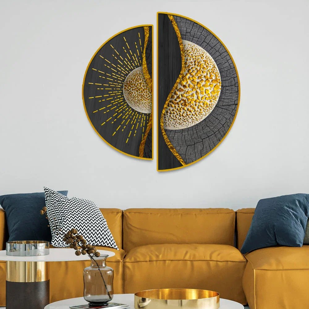 Modern Style Semi Circle Wall Paintings & Arts - All India Decor