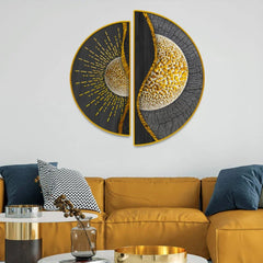Modern Style Semi Circle Wall Paintings & Arts - All India Decor
