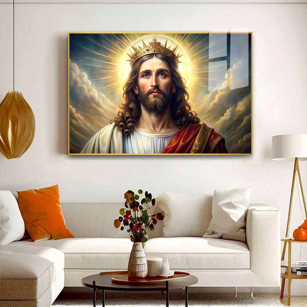 Walking with Christ Jesus Acrylic Wall Paintings & Art