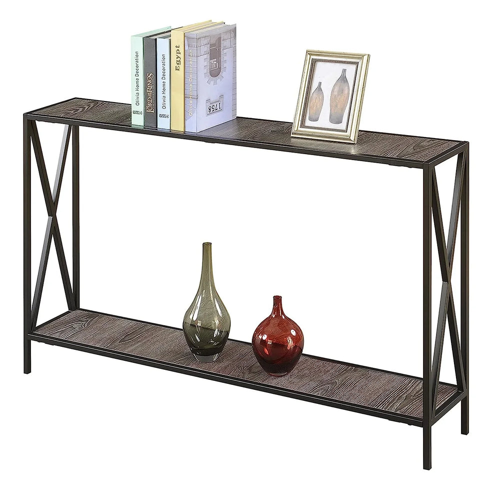 2- Tier Console Metal Table - All India Decor