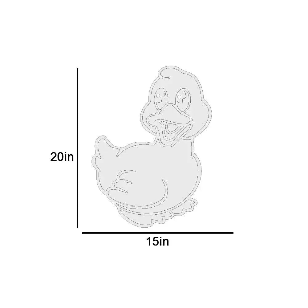 Baby Duckling Backlit Wooden Wall Décor - All India Decor