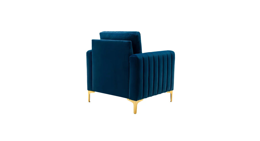 Blue Rafeal Lounge Chair - All India Decor
