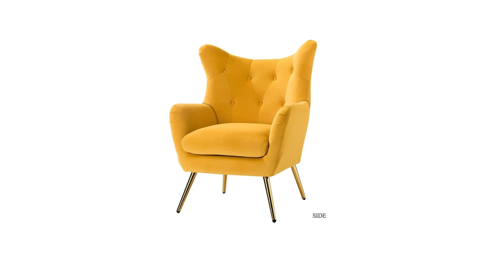 Yellow Dawson Accent Chair - All India Decor