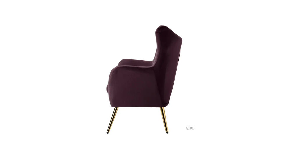 Purple Dawson Accent Chair - All India Decor