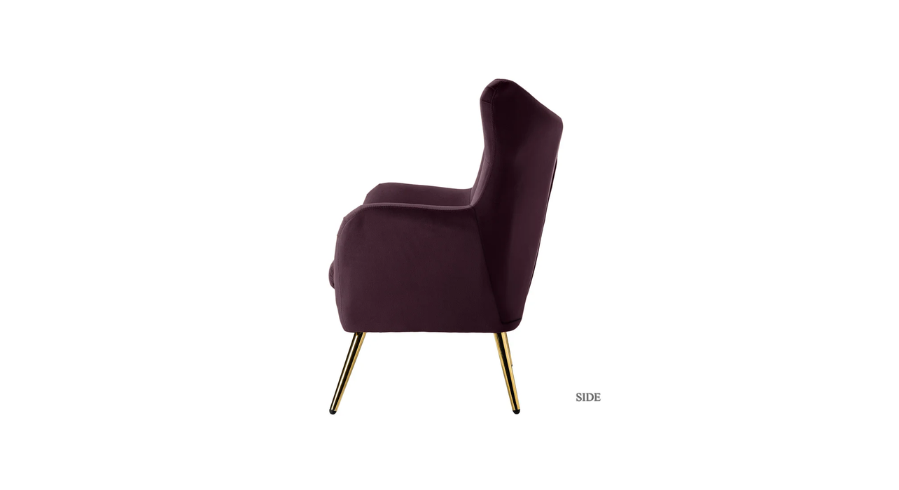 Purple Dawson Accent Chair