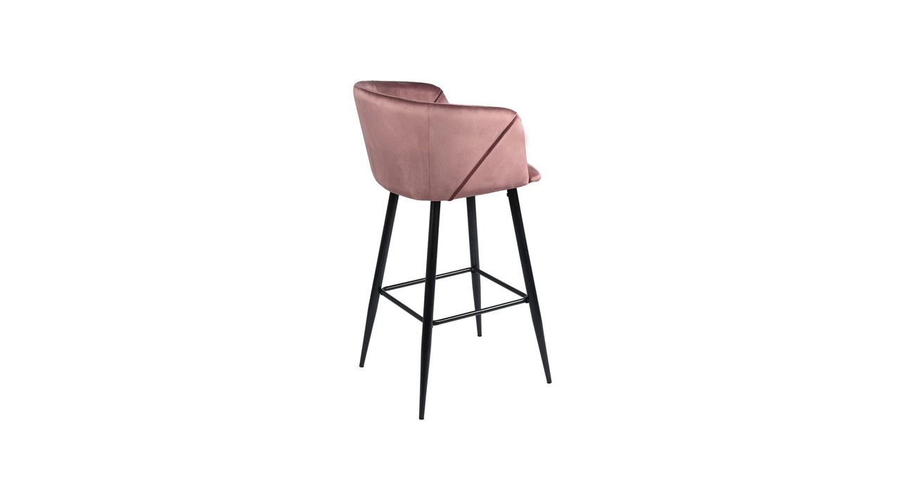 Pink Color Clea Counter Stool