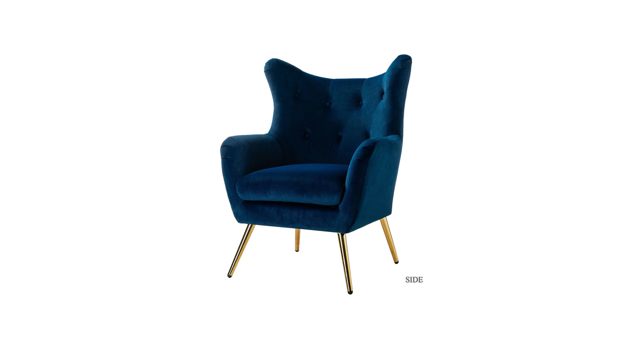 Blue Dawson Accent Chair