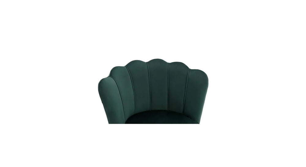 Green Color Flower Counter Stool - All India Decor