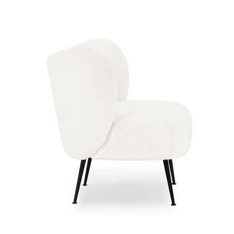 .White Collin Accent Chair - All India Decor