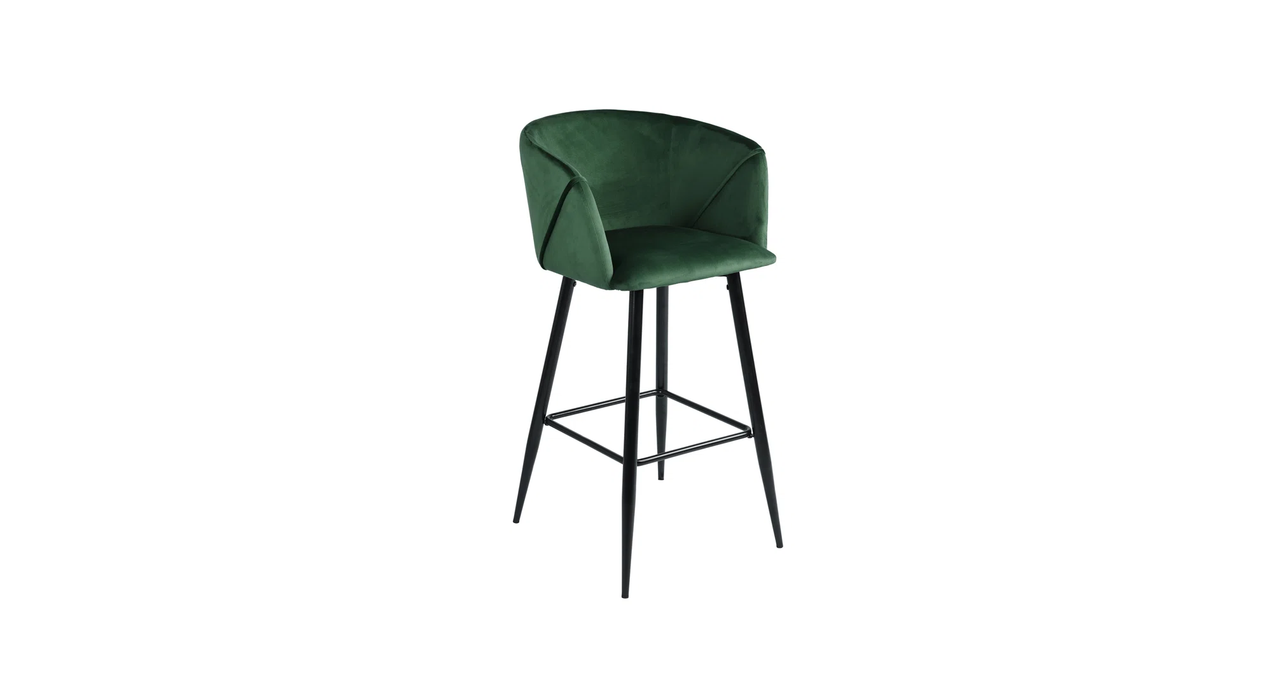 Green Color Clea Counter Stool