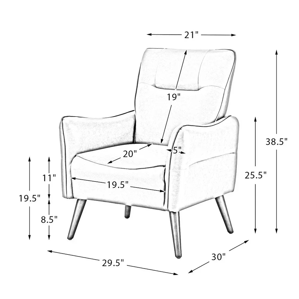 Tan Holt Accent Chair - All India Decor