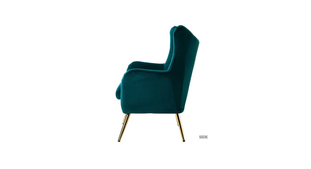 Teal Dawson Accent Chair - All India Decor